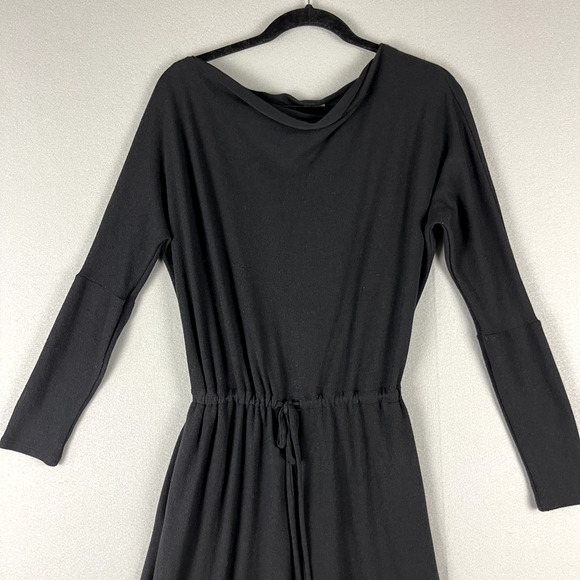 Revolve Enza Costa Jumpsuit Womens Black Modal Jersey Slouch Asymmetrical - Picture 4 of 16